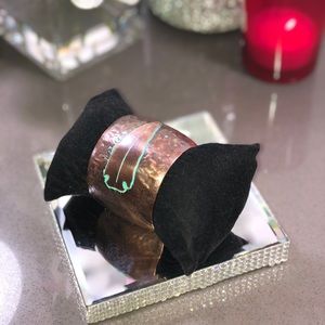 Adjustable Turquoise Arrowhead Metal Cuff